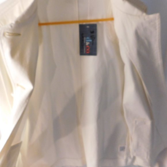 Denim & Co. White Woman's Jacket Small NEW - Picture 5 of 9